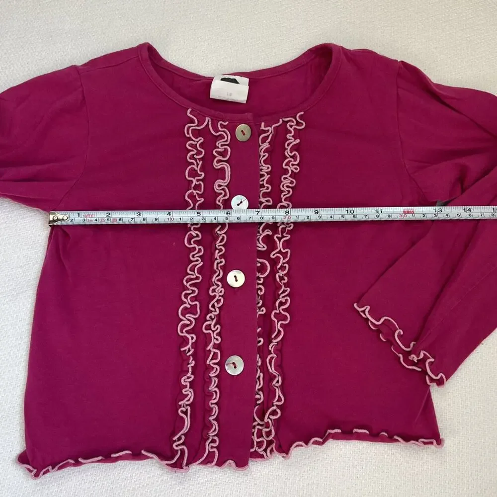 MulberriBush Ruffled Cardigan - Picture 4 of 4